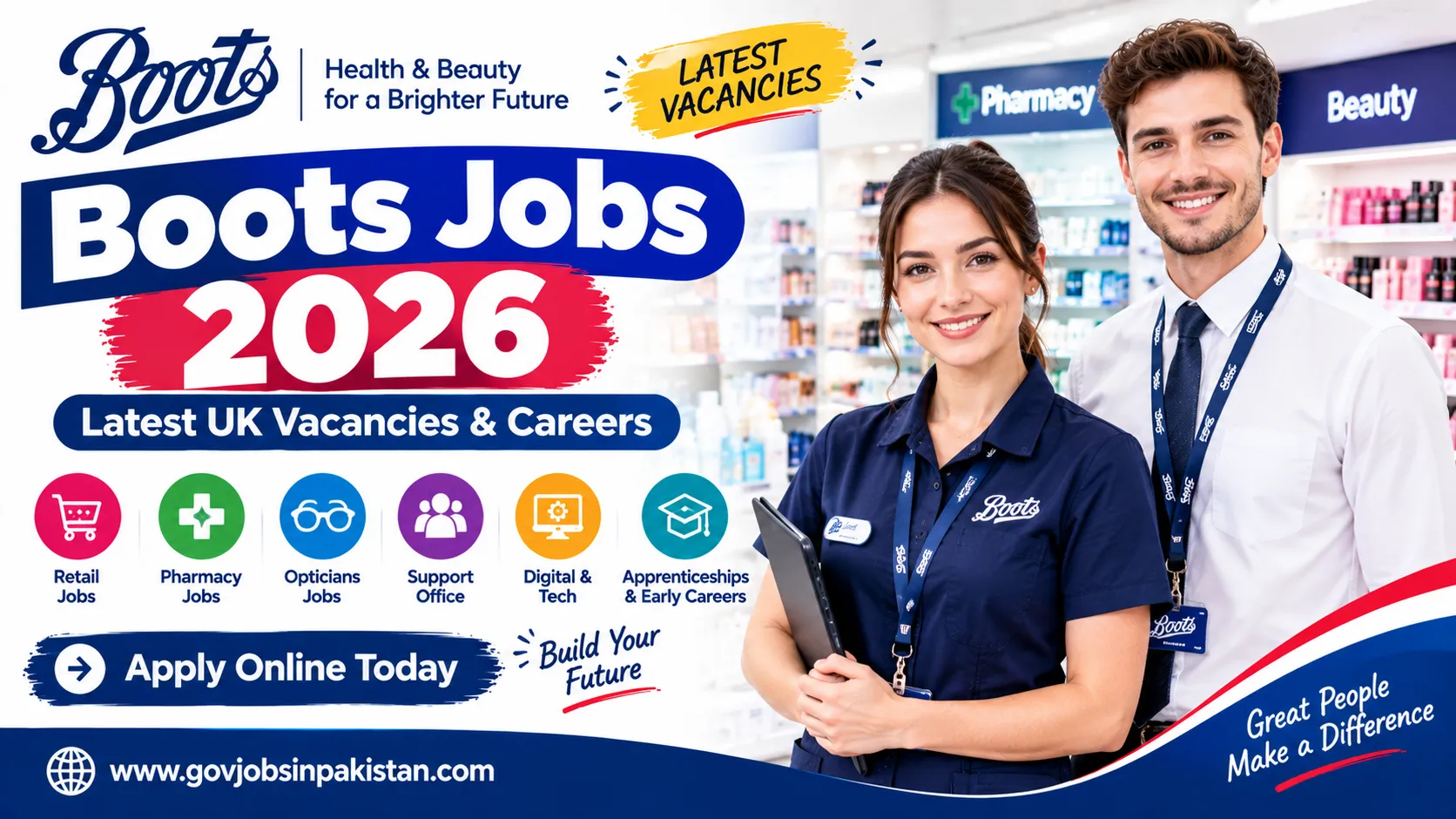 Boots Jobs 2026 – Latest UK Vacancies and Careers