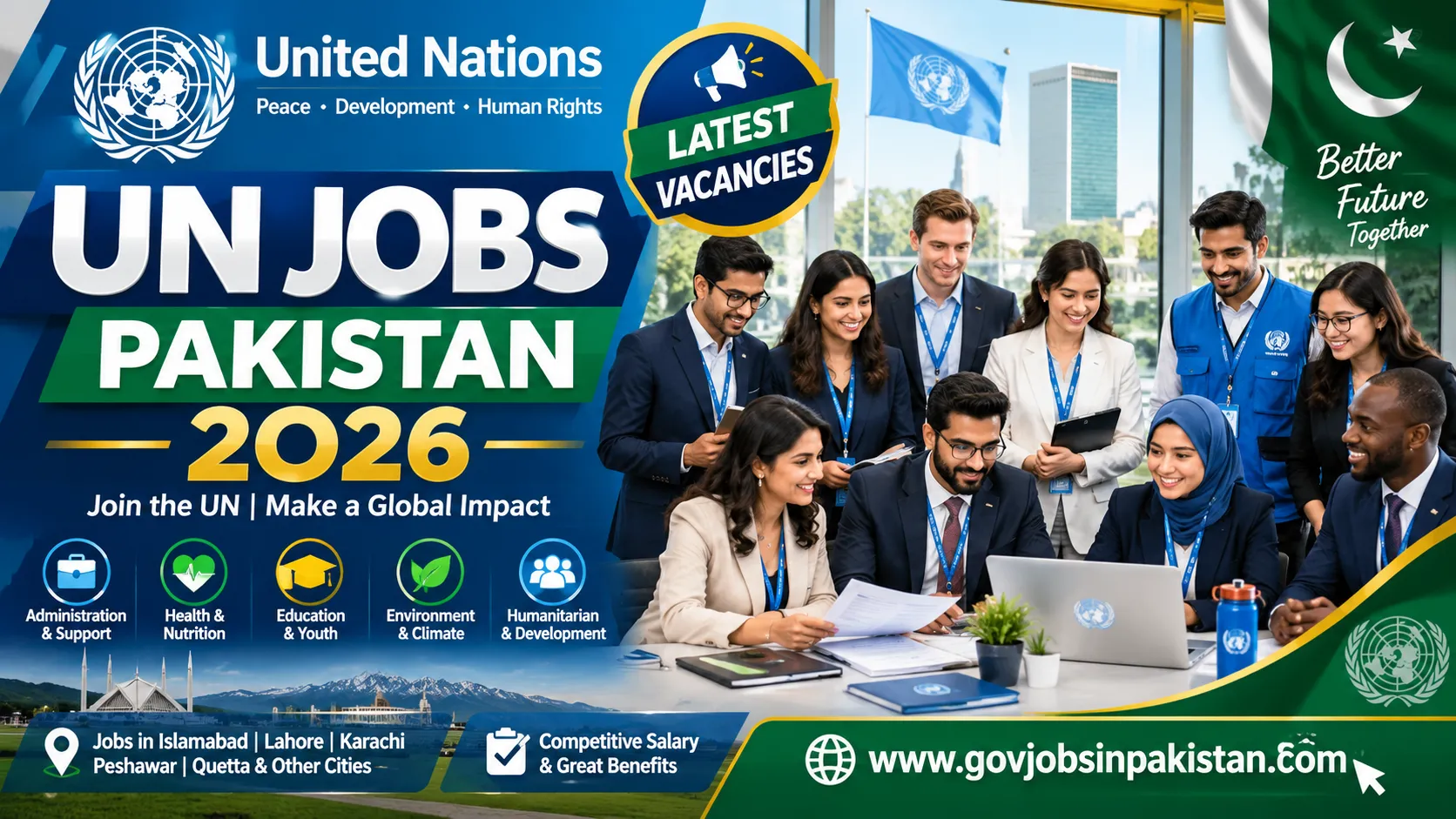 UN jobs Pakistan 2026 – latest United Nations vacancies