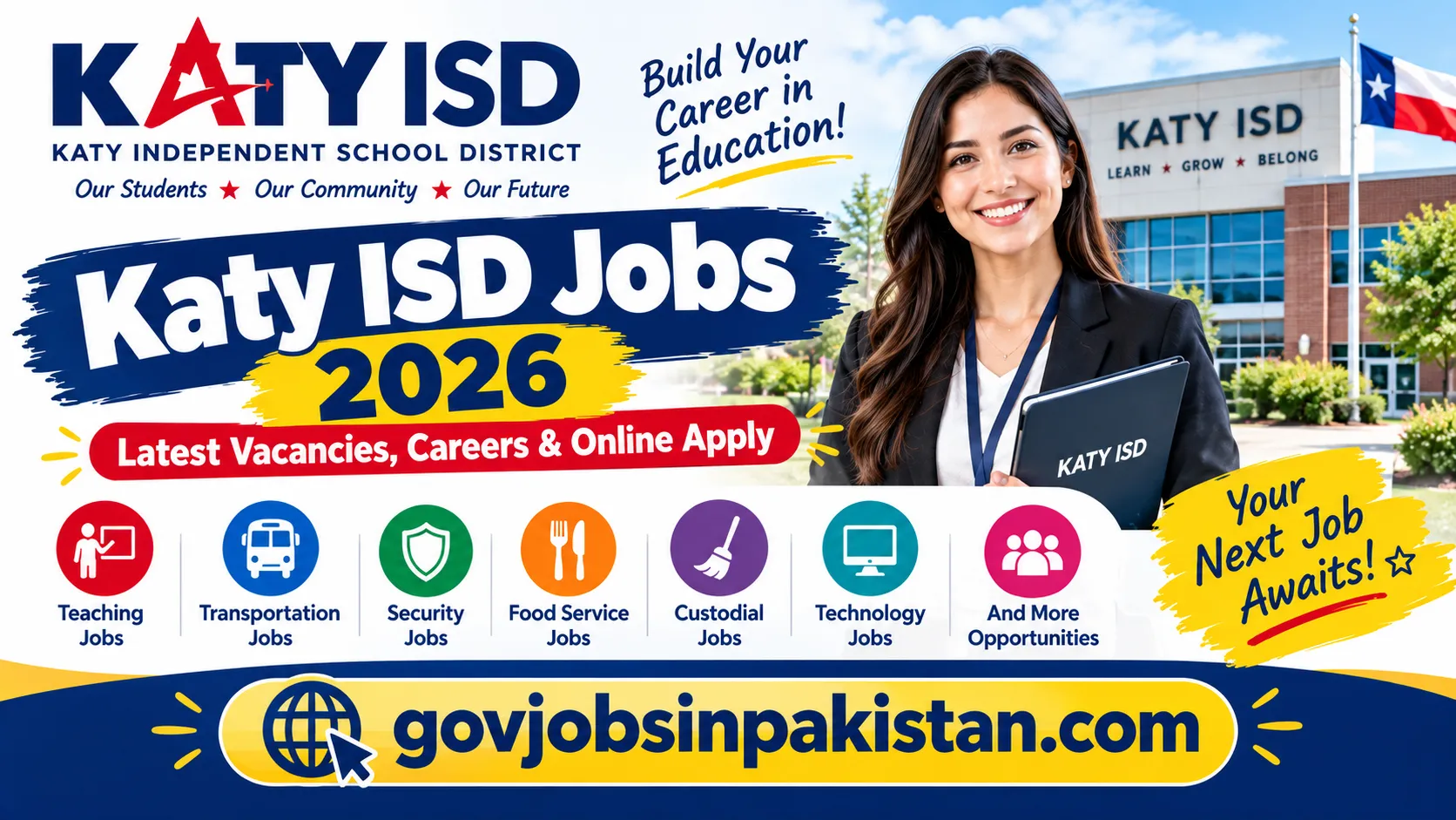 Katy ISD Jobs 2026 – Latest Vacancies & Careers