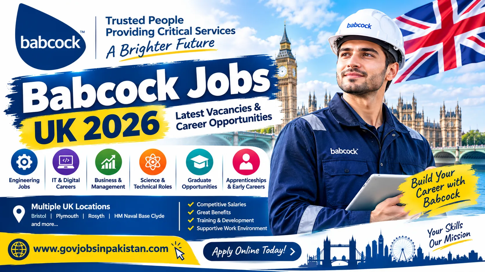 Babcock Jobs UK 2026 – latest vacancies and careers